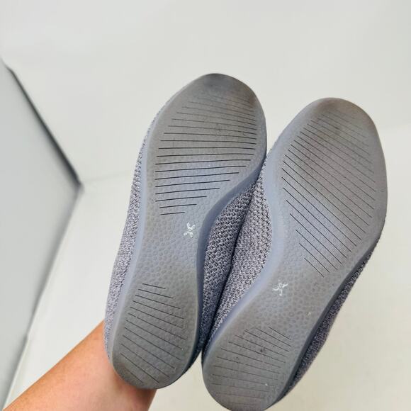 Allbirds Tree Breezers Flats Size 7 Gray Knit Comfort Sustainable Shoes W7 - Picture 9 of 11
